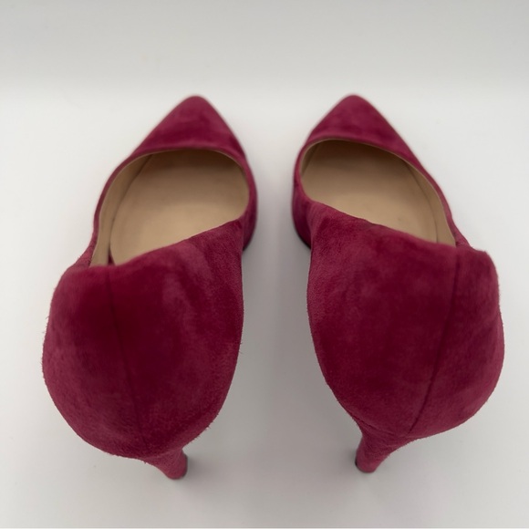 Cole Haan Grand OS Eliza Magenta/Berry Suede Pointed‑Toe Pumps Women’s Size 8 - Picture 13 of 14